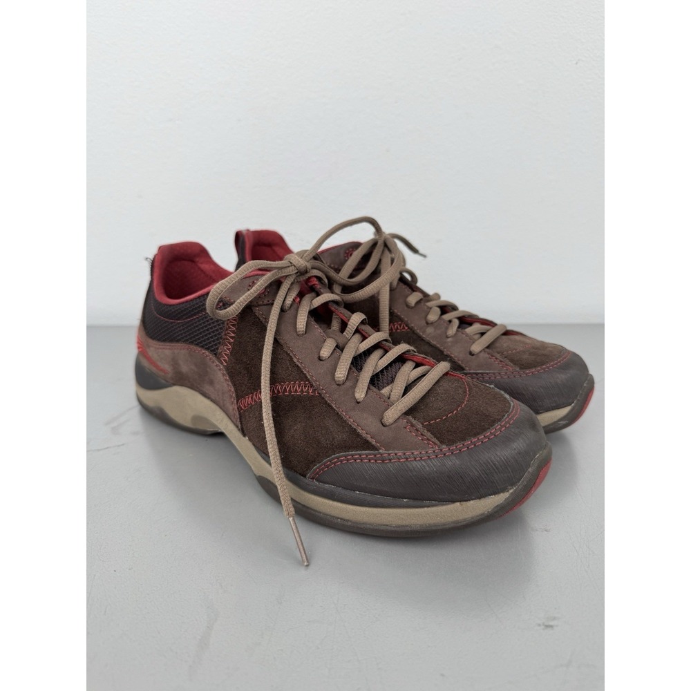 Dansko Sabrina Shoes Womens 10 Purple Suede Pink Red Walking Leather Comfort